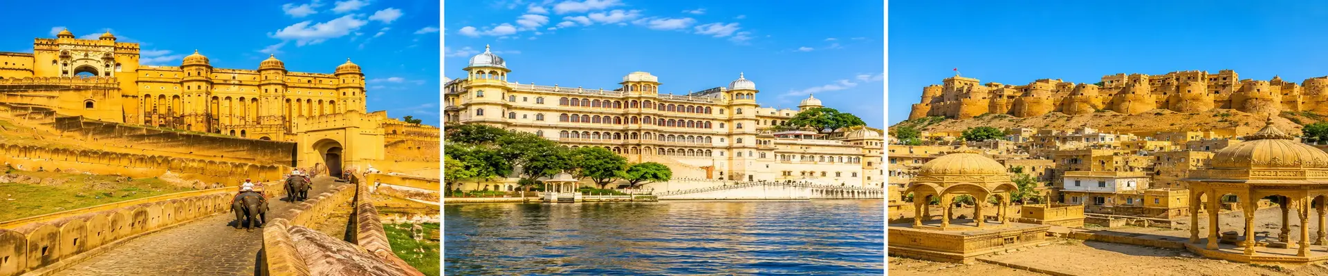 Rajasthan tour package showcasing royal forts, palaces and vibrant desert landscapes