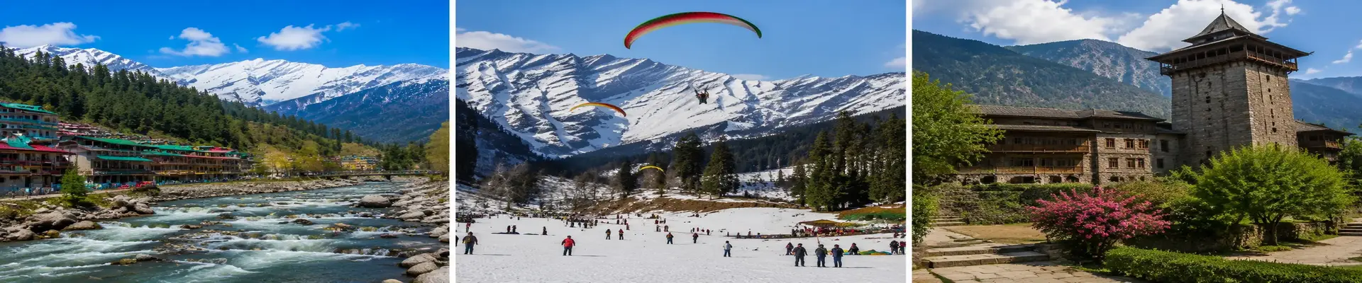 Kullu Manali Volvo tour package 5N/6D banner