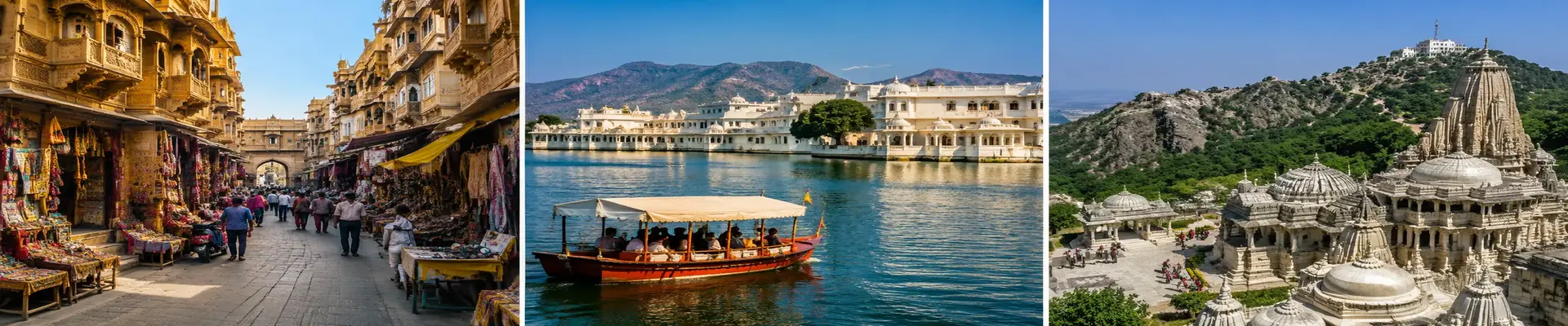 Rajasthan Panorama Tour covering Udaipur and Mount Abu with scenic lakes, hills and royal heritage