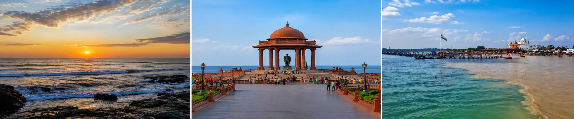 Tamil Nadu temples tour Madurai Rameswaram Kanyakumari banner